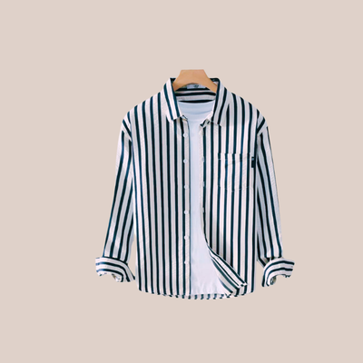 Theo - Striped Button-Up Shirt