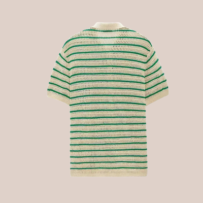 Dima - Striped Knit Polo