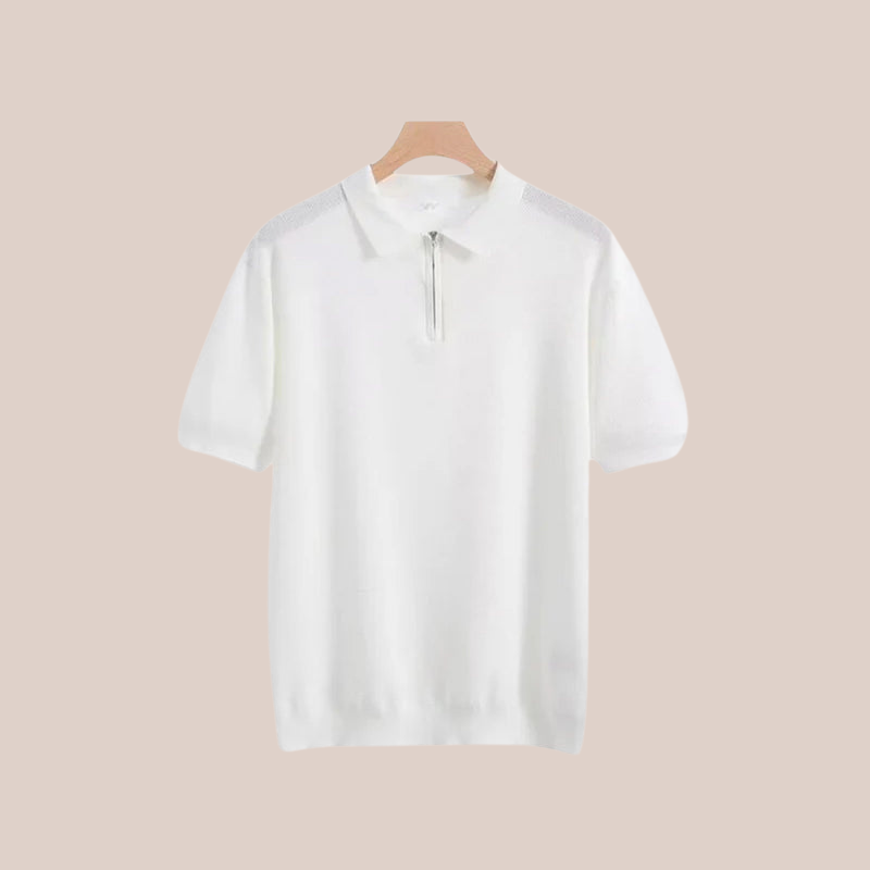 Emile - Zip-Up Polo Tee