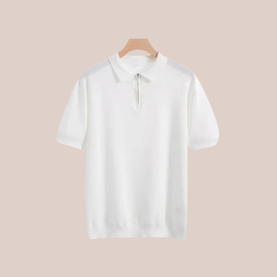 Emile - Zip-Up Polo Tee