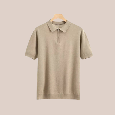 Emile - Zip-Up Polo Tee