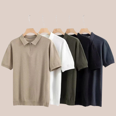 Emile - Zip-Up Polo Tee
