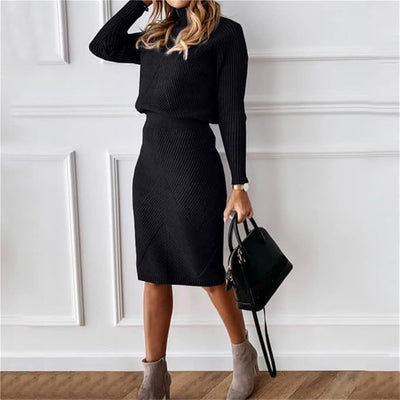 Marie Elegant Sweater and Skirt Set