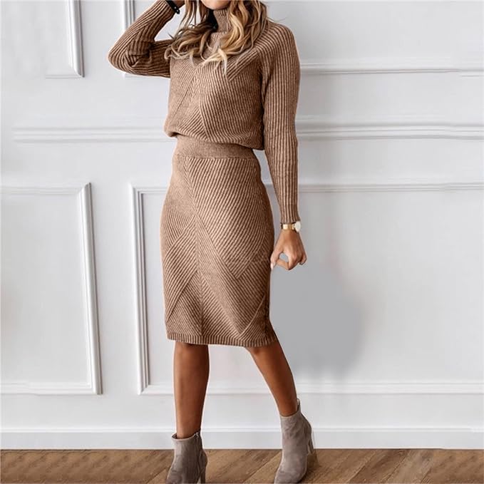 Marie Elegant Sweater and Skirt Set