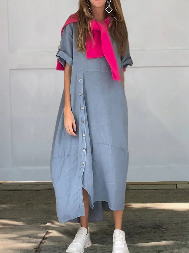 Vera™ Linen and Cotton Robe
