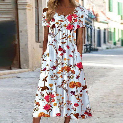 Laura - Floral boho dress
