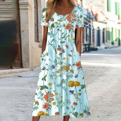 Laura - Floral boho dress