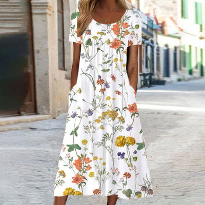 Laura - Floral boho dress