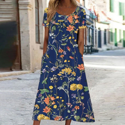 Laura - Floral boho dress