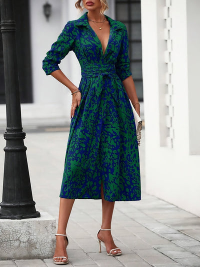 Maëlys - Dress with elegant belt