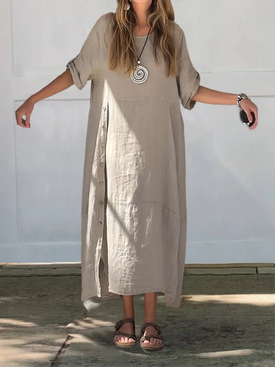 Vera™ Linen and Cotton Robe
