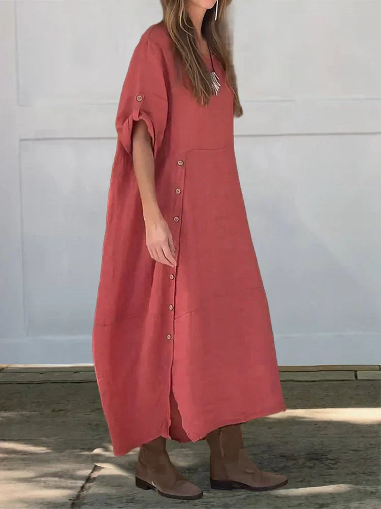 Vera™ Linen and Cotton Robe