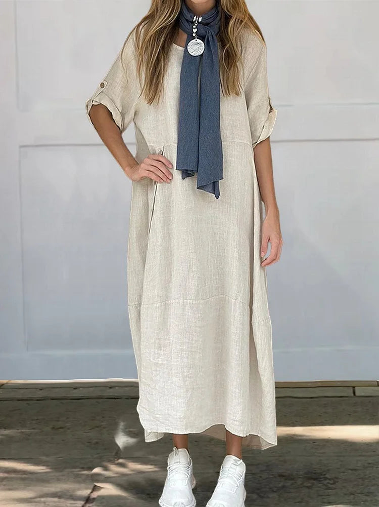 Vera™ Linen and Cotton Robe